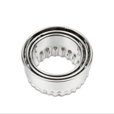 

3pcsset Dumplings Wrappers Molds Cutter Maker Tools Stainless Steel Round Cookie Pastry Wrapper Dough Cutting Tool