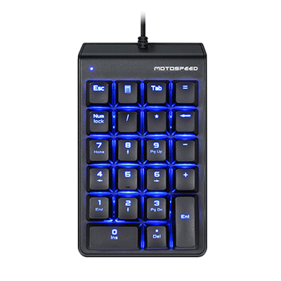 

Motospeed OUTEMU Red Switch Mechanical Numeric Keypad USB Mini Numpad for Laptop Numerical Key Pad Wired LED Backlit Keyboard