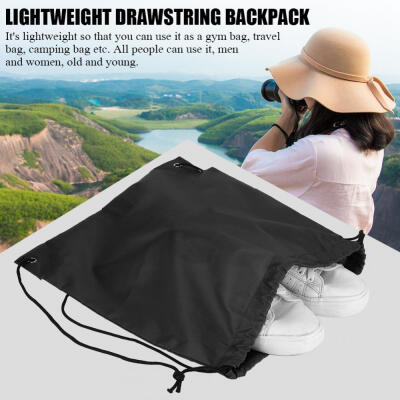 

Waterproof Drawstring Backbag Outdoor Travel Sports Gym Storage Bag for Men&Women Lightweight Drawstring Backpack