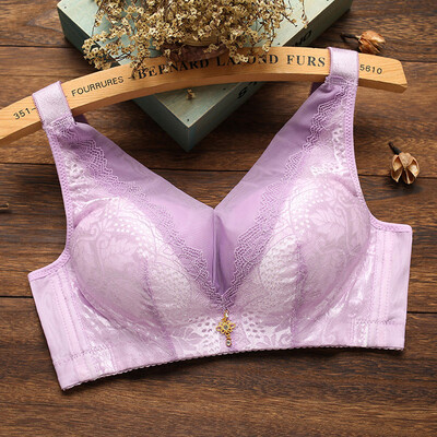 

〖Follure〗Woman Fashionable Bra Pure Cotton Comfortable Ventilation Sexy Lace Underwear