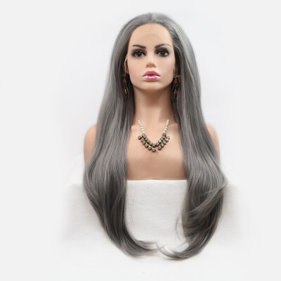 

Dolago Long Synthetic Lace Wigs For Women Lace Front Heat Resistant Wigs