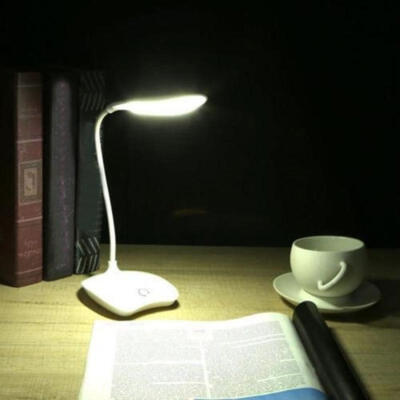 

3W 14 LED Desk Lamps 6000k USB Charging Reading Light 3 Mode Flexible Table Lamp