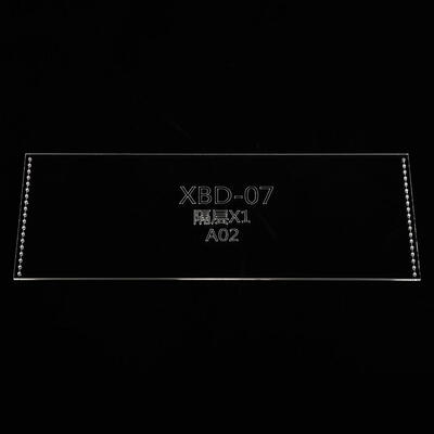

Greensen Leather Craft Acrylic Mini Wallet Pattern Stencil Template Tool DIY Set XBD-07 Acrylic Stencil WalletAcrylic Stencil