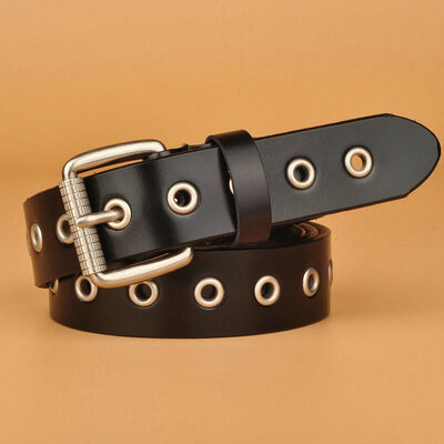 

Belt female rivet jeans belt female decorative belt female casual wild wide leather matching clothes