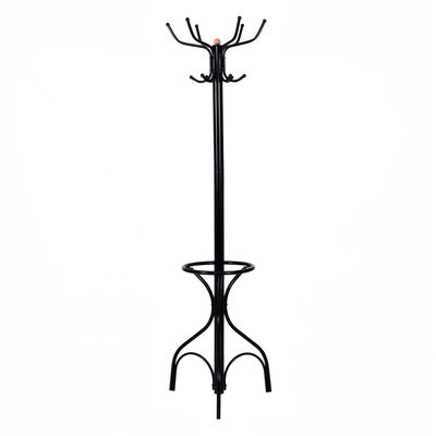 

Vintage Metal Coat Hat Tree Stand Clothes Hanger