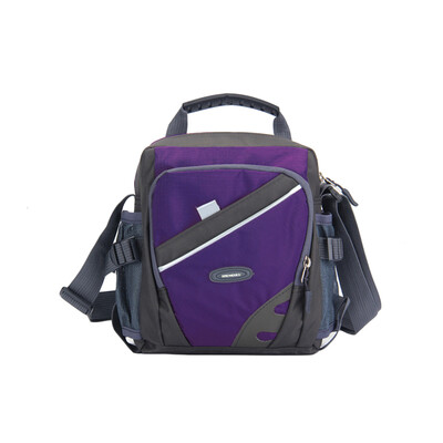 

Romacci New Unisex Nylon Crossbody Bag Waterproof Contrast Color Zipper Multi-Pockets Casual Sport Outdoor Small Shoulder Bags Han