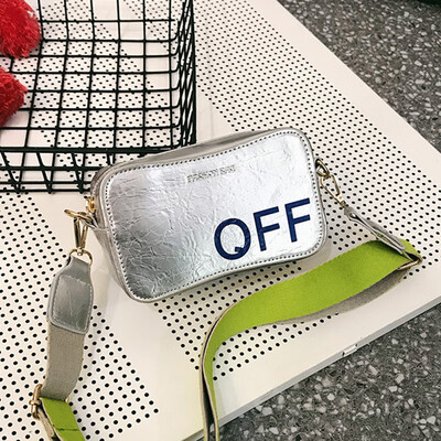 

North bag chic fashion simple fresh 2019 new Korean version of wild personality letters shoulder Messenger bag woman