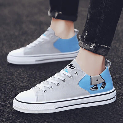 

Fall Trend of Mens Shoes Korean Canvas Board Shoes