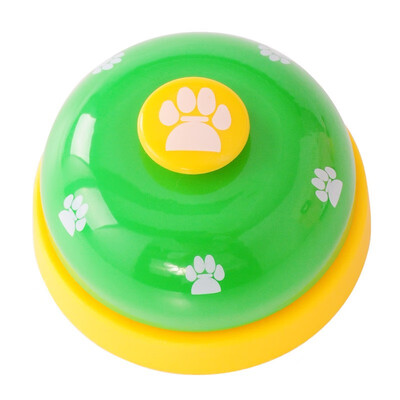 

Pet Toy Training Called Dinner Small Bell Footprint Ring Dog Toys For Teddy Puppy Pet Call