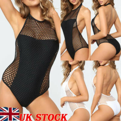 

Sexy Women Swimsuit Push Up Ladies Bikini Swimwear Bathing One Piece Monokini UK