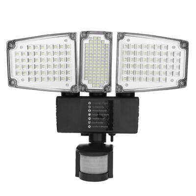 

178LED Solar PIR Sensor Floodlight Outdoor Garden Security Lamp Night Light