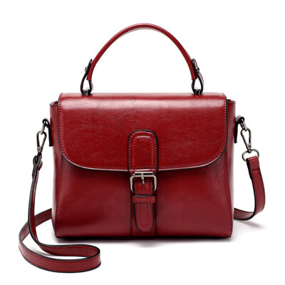 

Bag female 2018 new Messenger bag simple wild handbag Korean fashion belt buckle casual retro bag tide