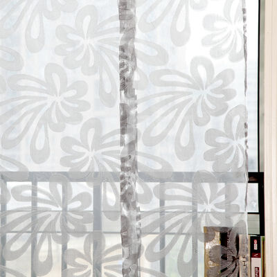 

Kitchen Short Curtains Jacquard Roman Blinds Floral Panel Tulle Window Treatment Door Curtains Home Decor