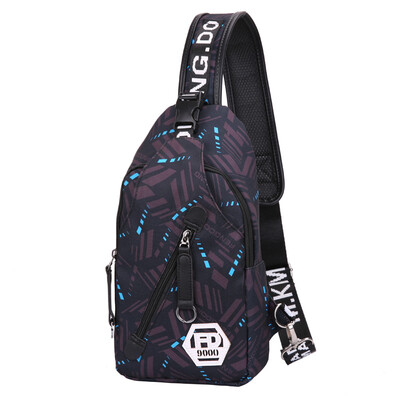 

Chest bag travel bag mens casual messenger bag