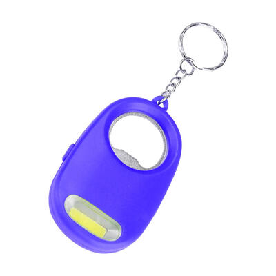 

Outdoor Portable ABS Bottle Opener Keychain Light Mini COB Lantern Key Ring