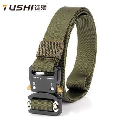 

25cm Korean version of the Cobra tactical belt outdoor training nylon canvas belt student belts tide
