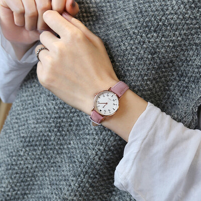 

Ins wind watch female students Korean version of simple literature retro cool wind Sen womens casual air waterproof belt