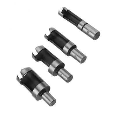 

Greensen 4pcs Steel Wood Plug Cutting Tool Woodworking Cutters Drill Bit 6 10 13 16mm