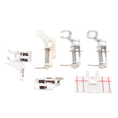 

6pcs Household Presser Foot for Embroidery Stitch Darning Sewing Machine