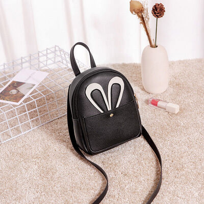 

2018 New Style Fashion Cute Womens Wallet Zipper Purse Rabbit Cell Phone Case Mobile Bag Pouch Mini Shoulder Bag