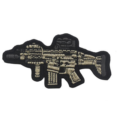 

Cute Gun Embroidered Patch Armband Badge Appliques for Clothes Backpack Cap