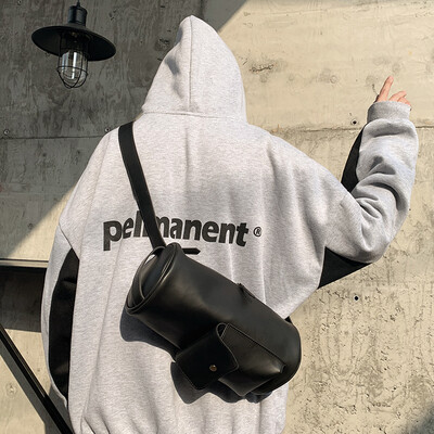 

Personality cylinder bag retro leisure men bag fashion small bag men bag chest bag back bag tide