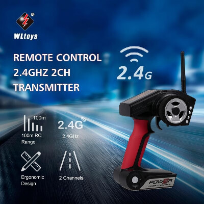 

Wltoys Power Radio Control 24GHz 2CH Transmitter for A959-B A979-B RC Car RC Accessories