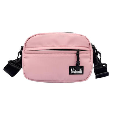 

Fashion Unisex Boys Girls Nylon Zipper Shoulder Bags Casual Crossbody Bag