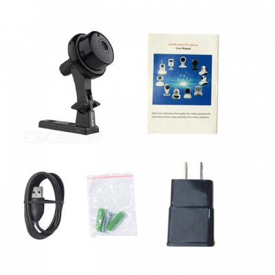 

Q6 ONVIF242 10MP Mini Wireless IP Camara - BlackEU Plug