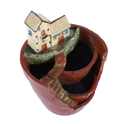 

Greensen 1pcs Hanging Garden Shape Resin Flower Pot For Planting Succulent Plants Garden Decoration Hot