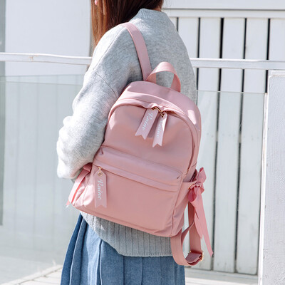 

Ninth City VNINE Ms Shoulder Bag Tablet Bag Fashion Sweet Travel Backpack College Wind Big Middle School Student Bag Female VB9BV32991J Pink
