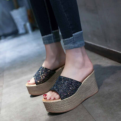 

Rose Women Shoe Wedge Sandals Casual Platform Sandals Peep Toe Soft Comfortable Shoes