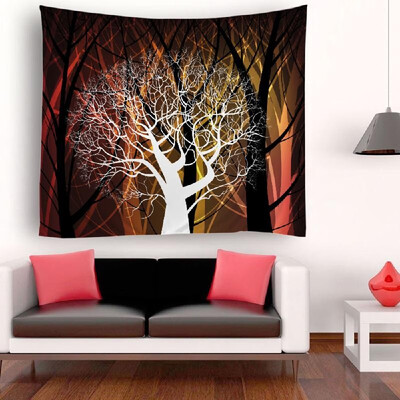 

Tapestry Wall Hanging Tree Flowers Tapestries Wall Decorative Tapestry for Bedroom Living Room Dorm 512"X591"