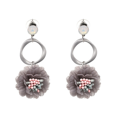 

JURAN 2019 New Arrival Cute Sweety Jewelry Fahion Earring Lace Flower Dangle Earrings For Women Bijoux Factory Price J50133