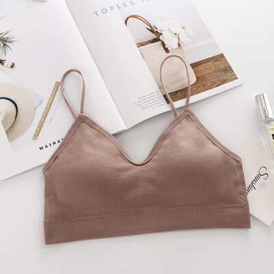 

〖Follure〗Female Ring-Free Cup Chest Sexy Bras Camisole Vest Women Comfortable Underwear