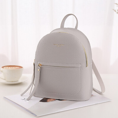 

Tailored Fashion Lady Shoulders Small Backpack Letter Purse Mobile Phone Messenger Bag