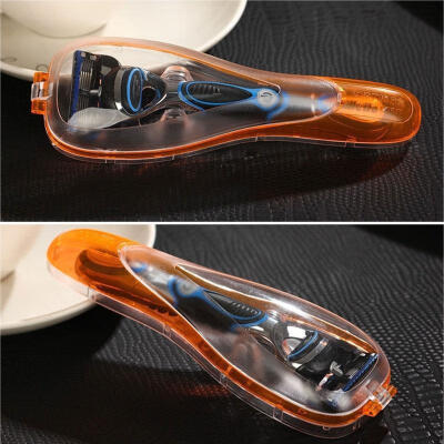 

Five layer Razor Travel Plastic Case tasteful Razor Blades Holder Box