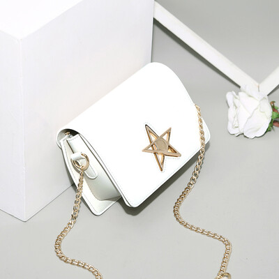

Summer Xiaochao Ocean Temperament Fashion Simple Chain Small Square Bag Single Shoulder Bag Slant Womens Bag