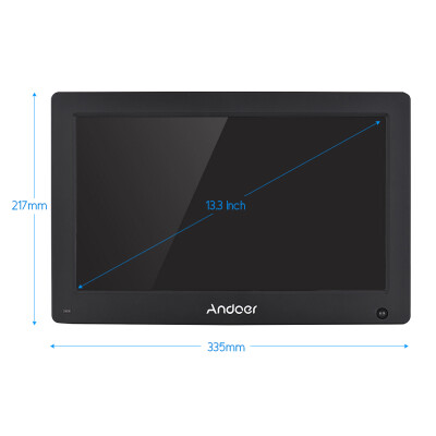 

Andoer 133 Inch Digital Photo Frame IPS Full View Screen Digital Picture Album High Resolution 192012801610 Support 1080P HD