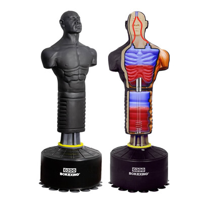 

BOKEXING silicone humanoid sandbag water injection adjustable heavy sand training vertical human sandbag 4129