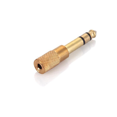 

Audio Jack Adapter Convertor Stereo Plug Socket for Electric Guitars Microphone Headphone 65mm Male 35mm Female