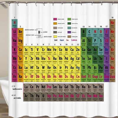 

Shower Curtain Simple Style Printed Blackout Curtains Waterproof Mildew-proof Bathroom Curtain 71"x71"