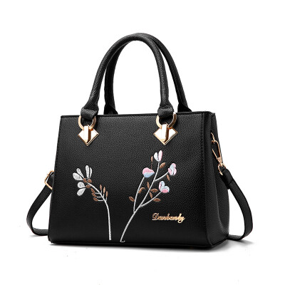 

2018 Messenger Bags Women handbag flower women shoulder bags women pu leather tote bag ladies bags brands totes sac a main S1213