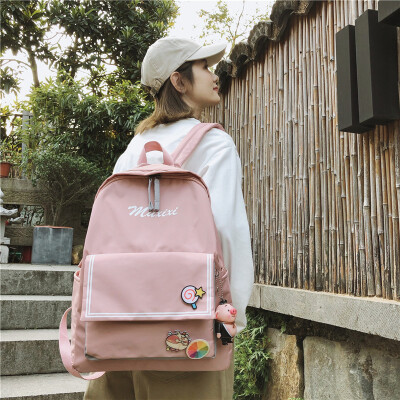 

Schoolbags junior high school students girls high school students Korean version of the original ulzzang large capacity campus