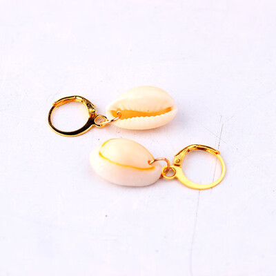 

Handmade Elegant Star Moon Shell Drop Earrings Romantic Simple Unique Ethnic Holiday Earrings For Women Jewelry Bijoux Femme