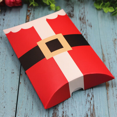 

FUNNYBUNNY Christmas Stripe Santa Party Paper Favour Gift Sweets Pillow Bags Boxes