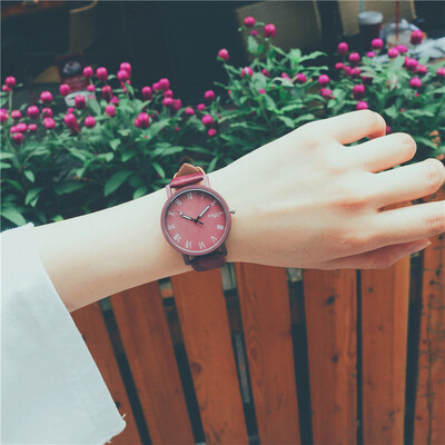 

Seminary watch female students Korean simple retro ulzzang artistic&female watch couple watch pai