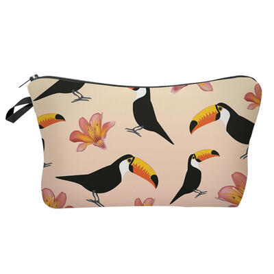 

Cute Animal Print Ladies Cosmetic Storage Pouch Women Toiletry Makeup Bag
