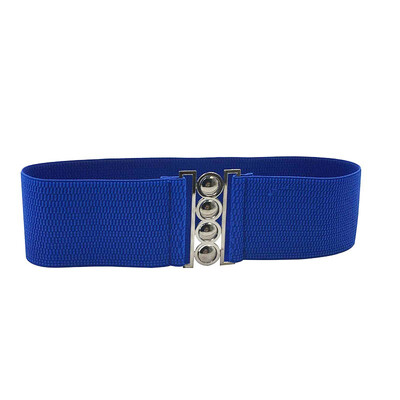 

Women Fashion Stretch Buckle Waist Belt Wide Elastic Cinch Corset Waistband