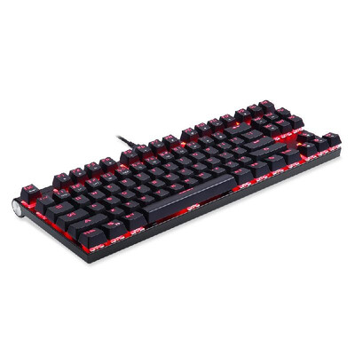 

MOTOSPEED CK101 87 Key NKRO RGB Backlit Mechanical Gaming Keyboard Illuminated Keyboard for Gaming & Typing